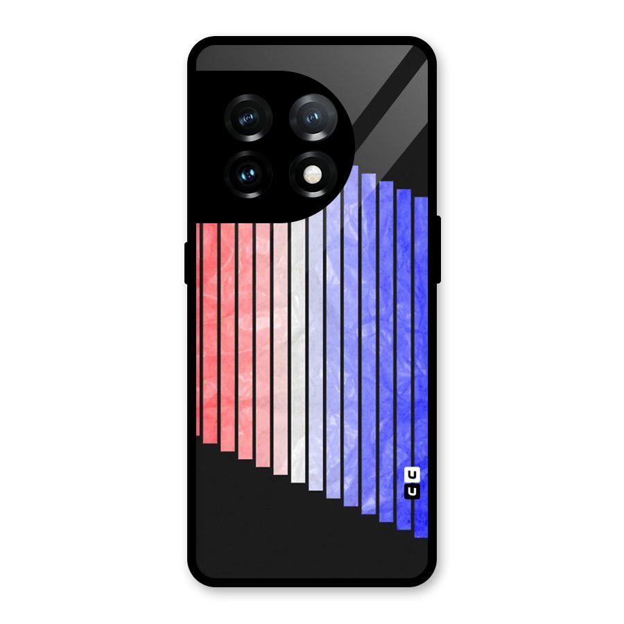 Simple Bars Glass Back Case for OnePlus 11
