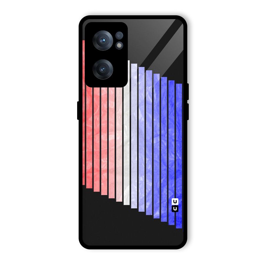 Simple Bars Glass Back Case for OnePlus Nord CE 2 5G