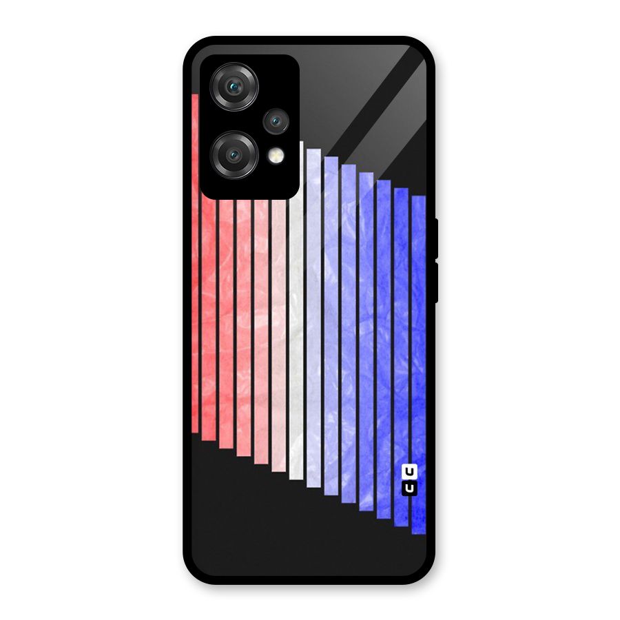 Simple Bars Glass Back Case for OnePlus Nord CE 2 Lite 5G