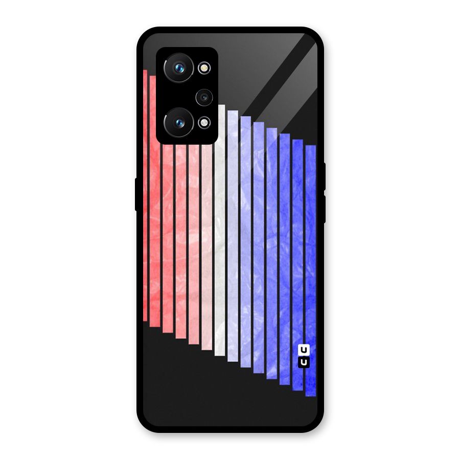 Simple Bars Glass Back Case for Realme GT Neo 3T