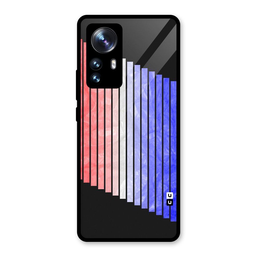 Simple Bars Glass Back Case for Xiaomi 12 Pro