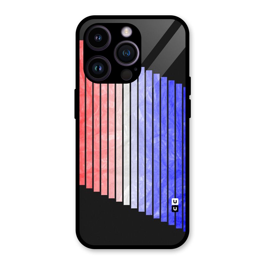 Simple Bars Glass Back Case for iPhone 14 Pro