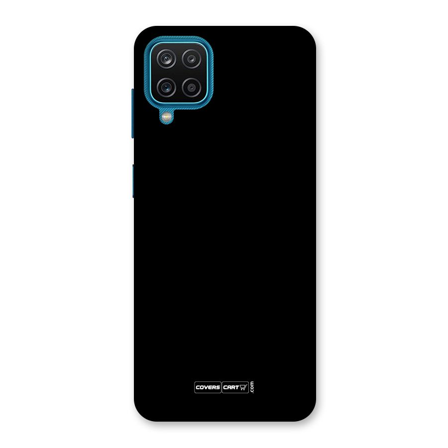 Simple Black Back Case for Galaxy M12