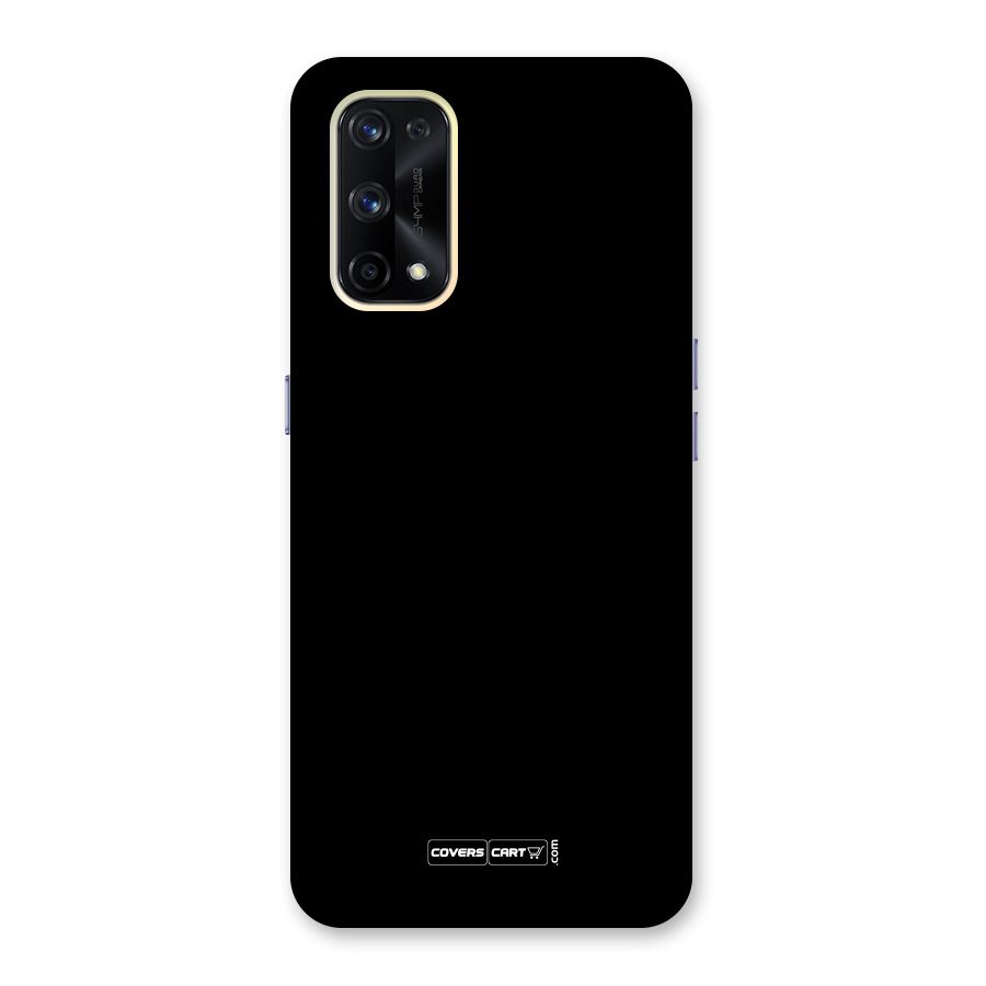 Simple Black Glass Back Case for Realme X7 Pro