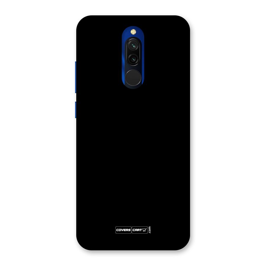 Simple Black Back Case for Redmi 8