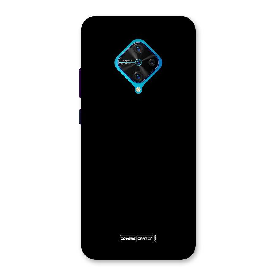 Simple Black Back Case for Vivo S1 Pro