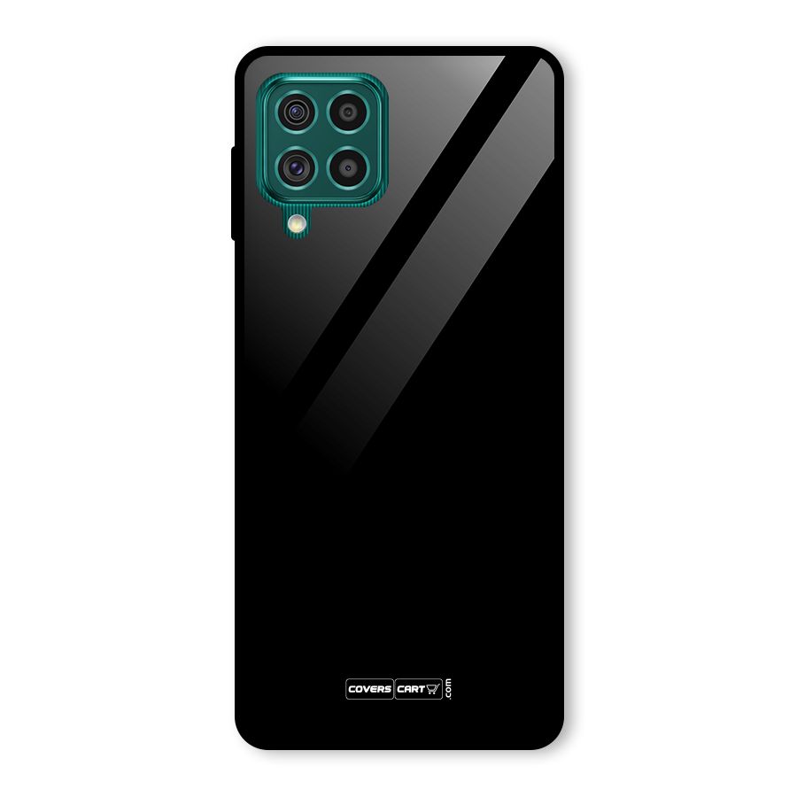 Simple Black Glass Back Case for Galaxy F62