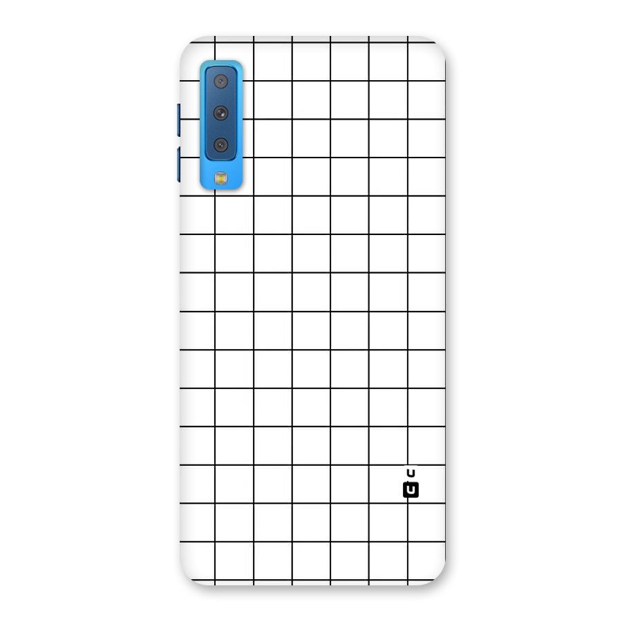 Simple Checks Back Case for Galaxy A7 (2018)