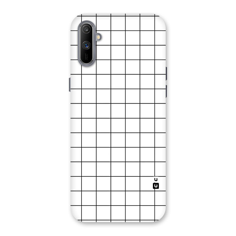 Simple Checks Back Case for Realme C3