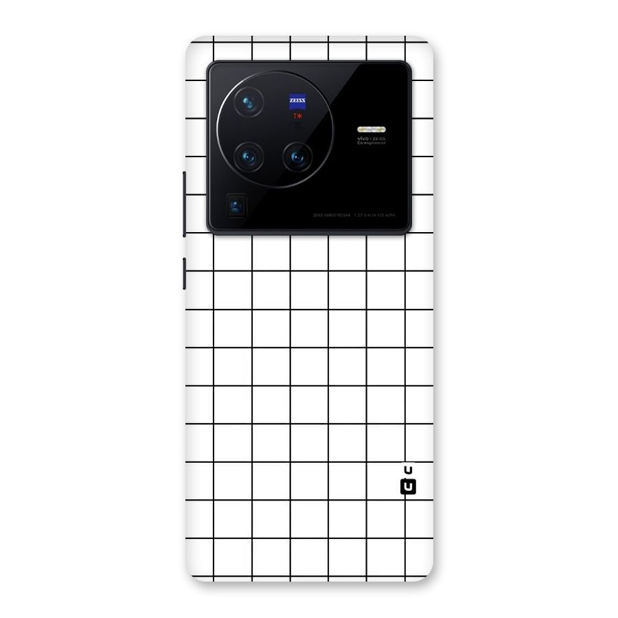 Simple Checks Back Case for Vivo X80 Pro