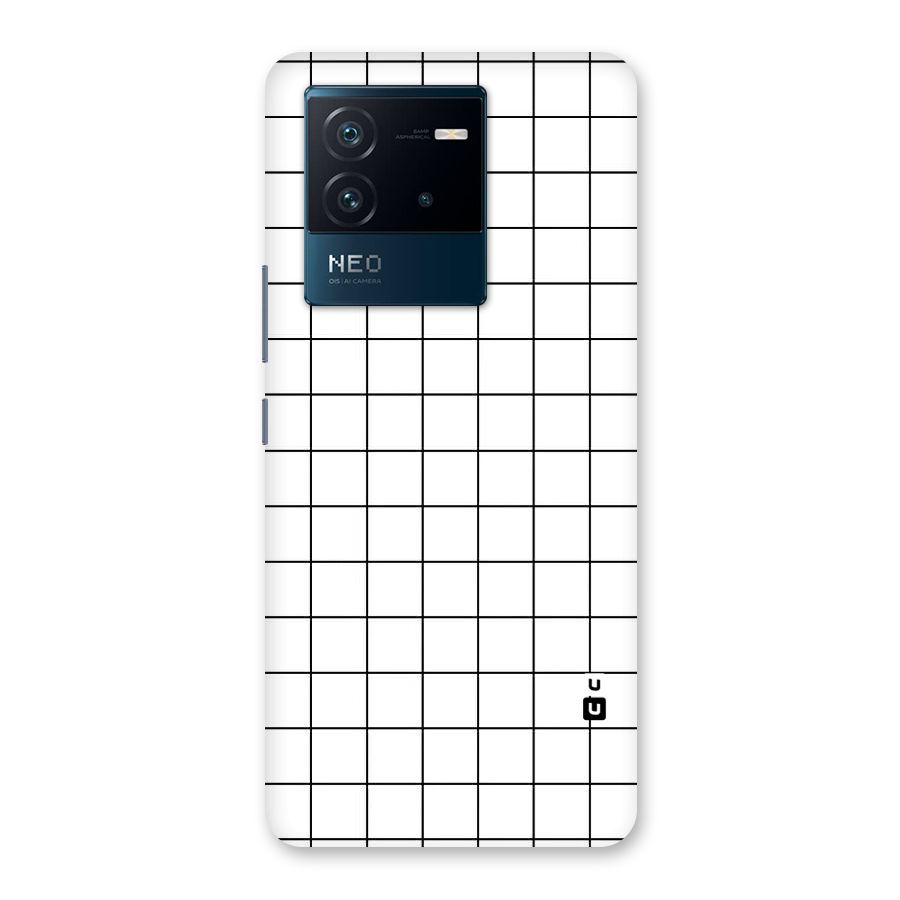 Simple Checks Back Case for Vivo iQOO Neo 6 5G