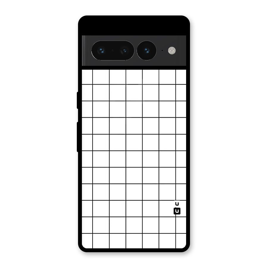 Simple Checks Glass Back Case for Google Pixel 7 Pro