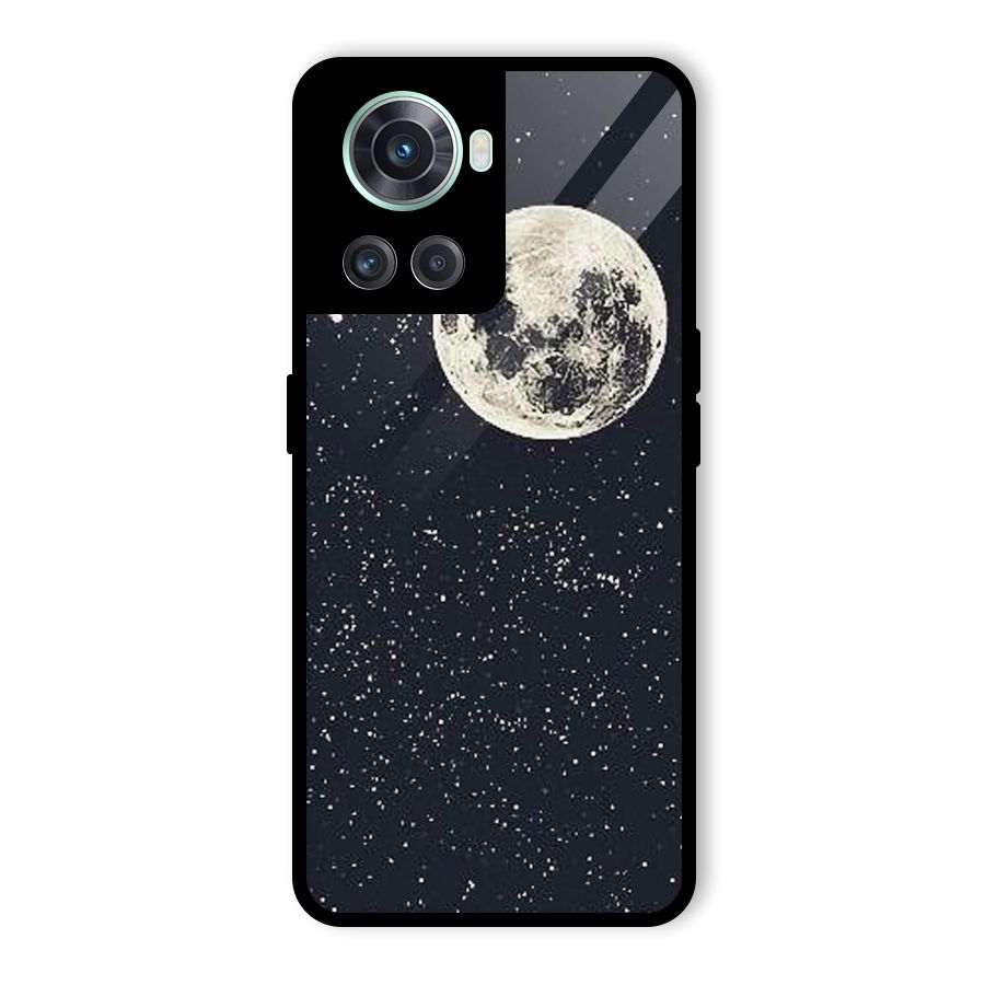 Simple Galaxy Glass Back Case for OnePlus 10R