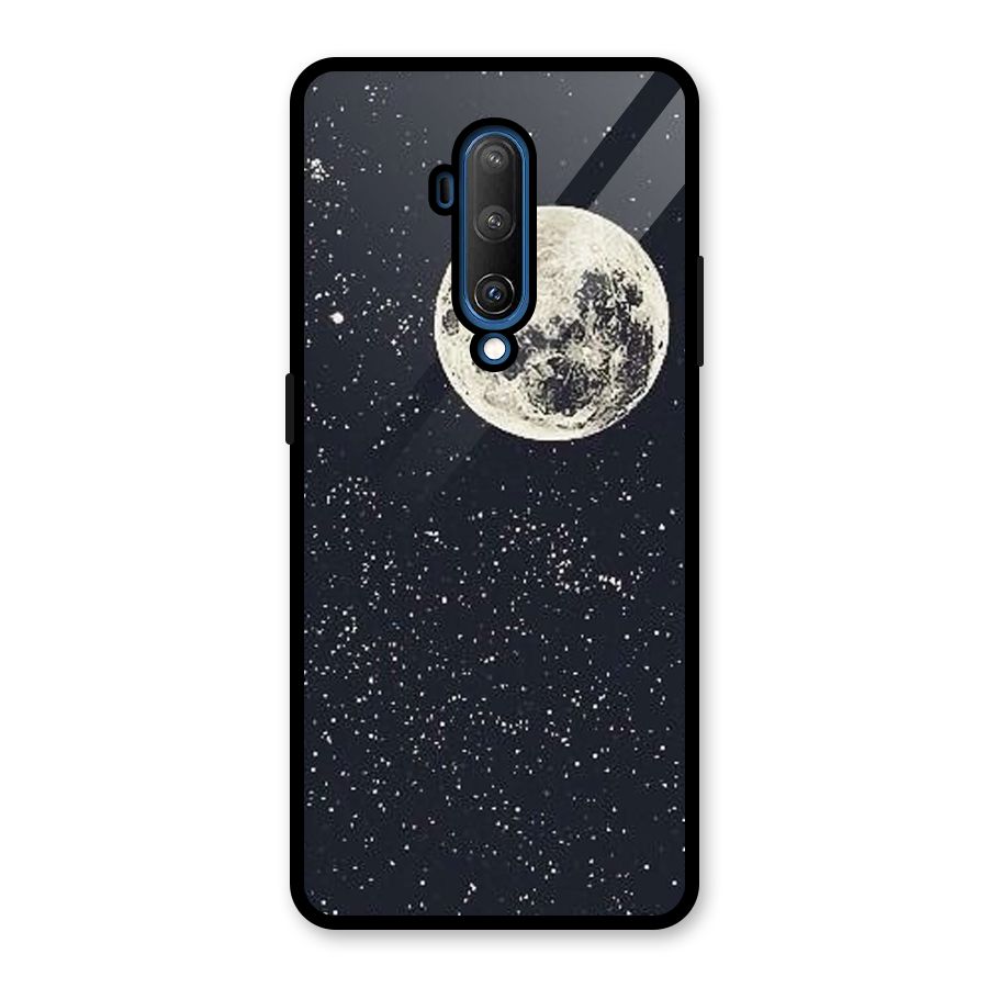 Simple Galaxy Glass Back Case for OnePlus 7T Pro