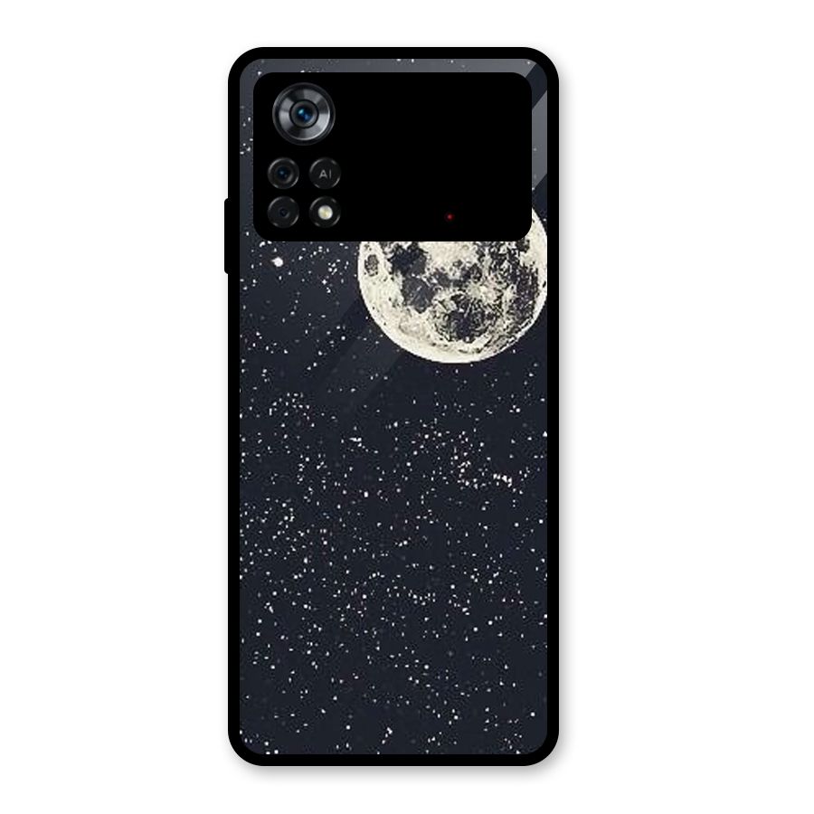 Simple Galaxy Glass Back Case for Poco X4 Pro 5G