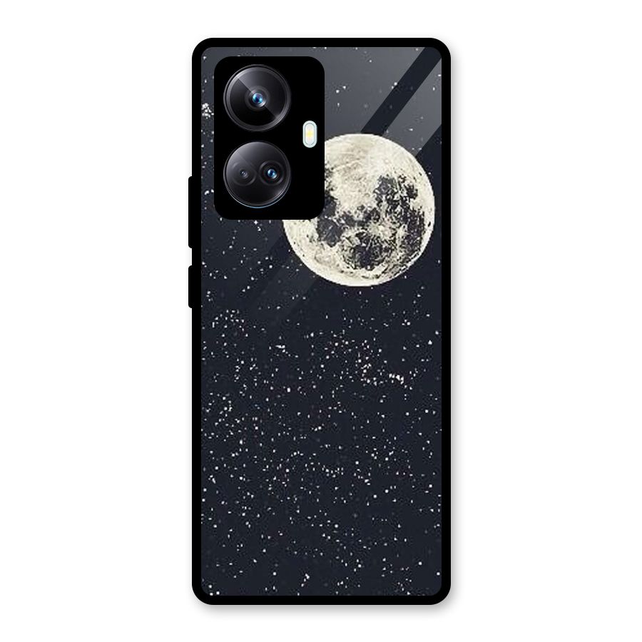 Simple Galaxy Glass Back Case for Realme 10 Pro Plus