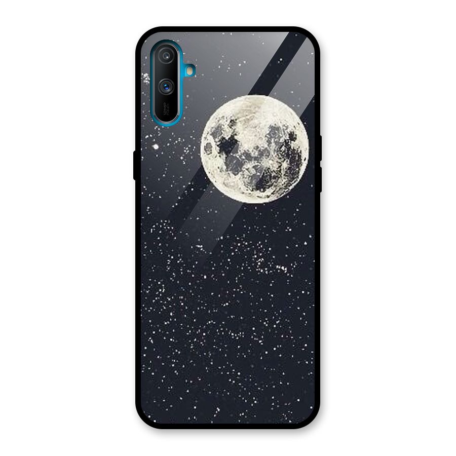 Simple Galaxy Glass Back Case for Realme C3