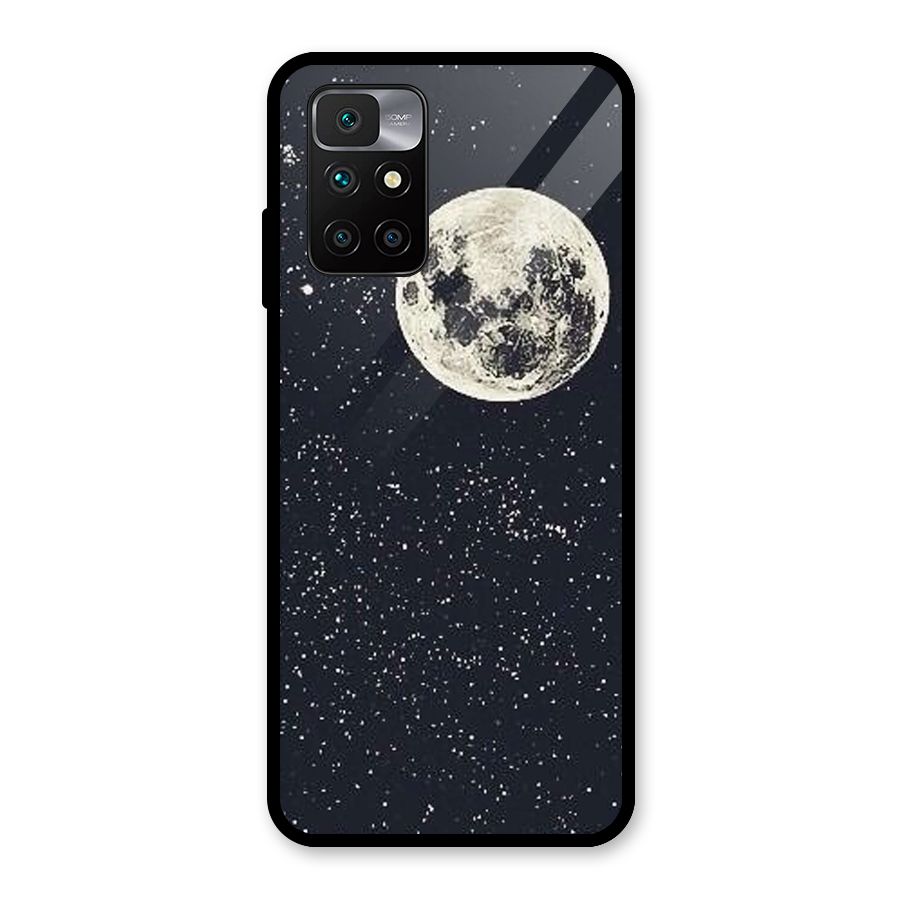 Simple Galaxy Glass Back Case for Redmi 10 Prime