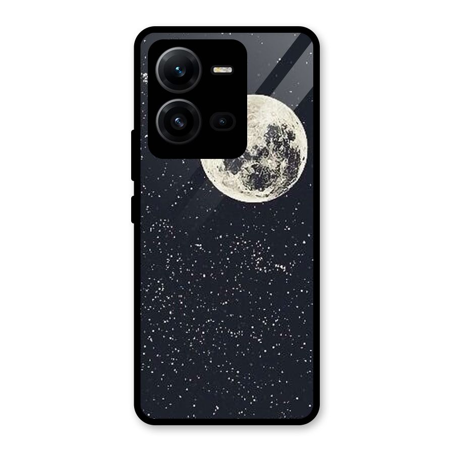 Simple Galaxy Glass Back Case for Vivo V25