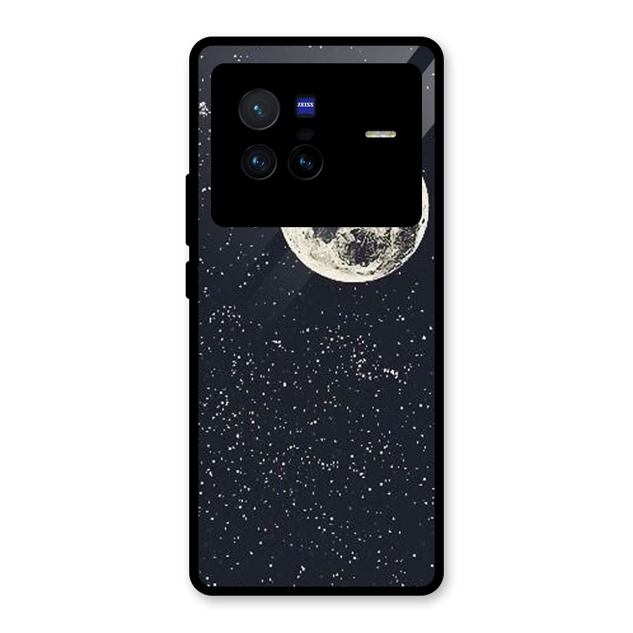 Simple Galaxy Glass Back Case for Vivo X80