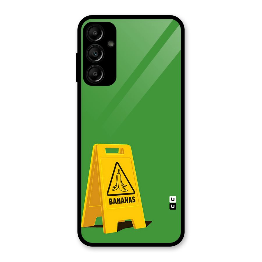 Simple Minimalist Bananas Glass Back Case for Galaxy A14 5G