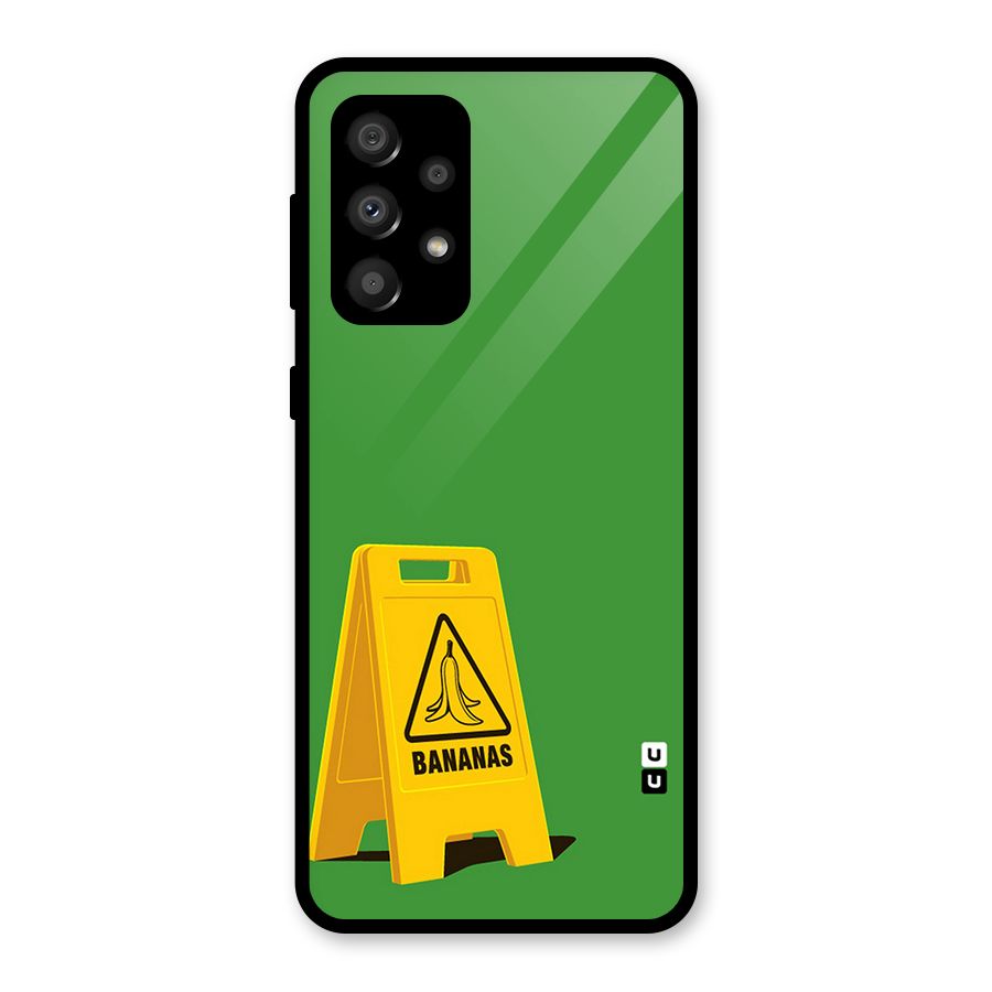Simple Minimalist Bananas Glass Back Case for Galaxy A32