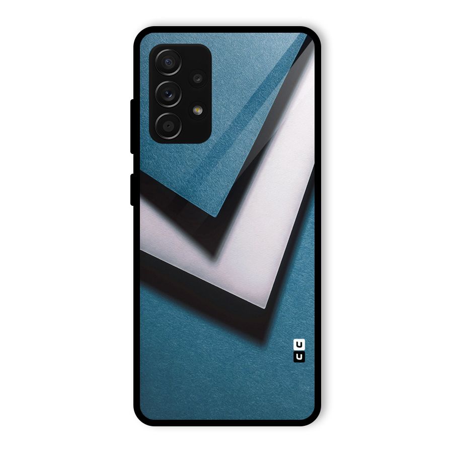 Simple Right Tick Glass Back Case for Galaxy A53 5G
