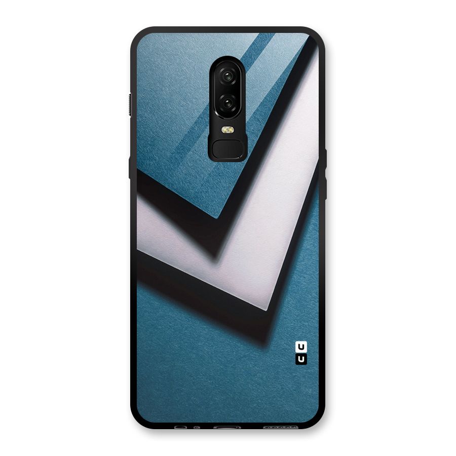 Simple Right Tick Glass Back Case for OnePlus 6