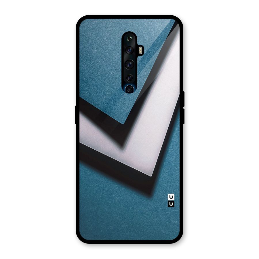 Simple Right Tick Glass Back Case for Oppo Reno2 F