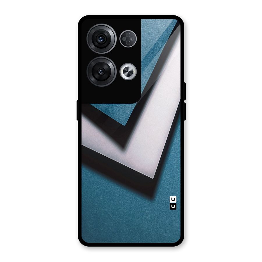 Simple Right Tick Glass Back Case for Oppo Reno8 Pro 5G