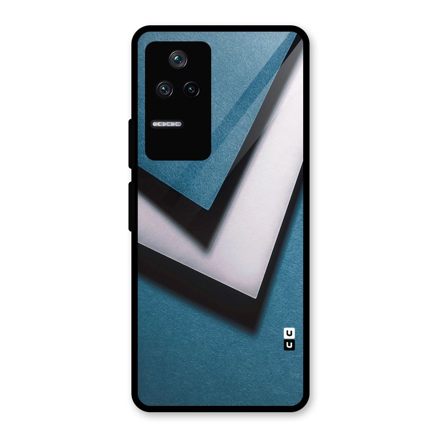 Simple Right Tick Glass Back Case for Poco F4 5G