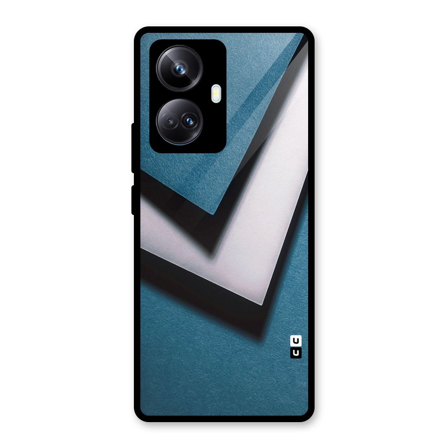 Simple Right Tick Glass Back Case for Realme 10 Pro Plus