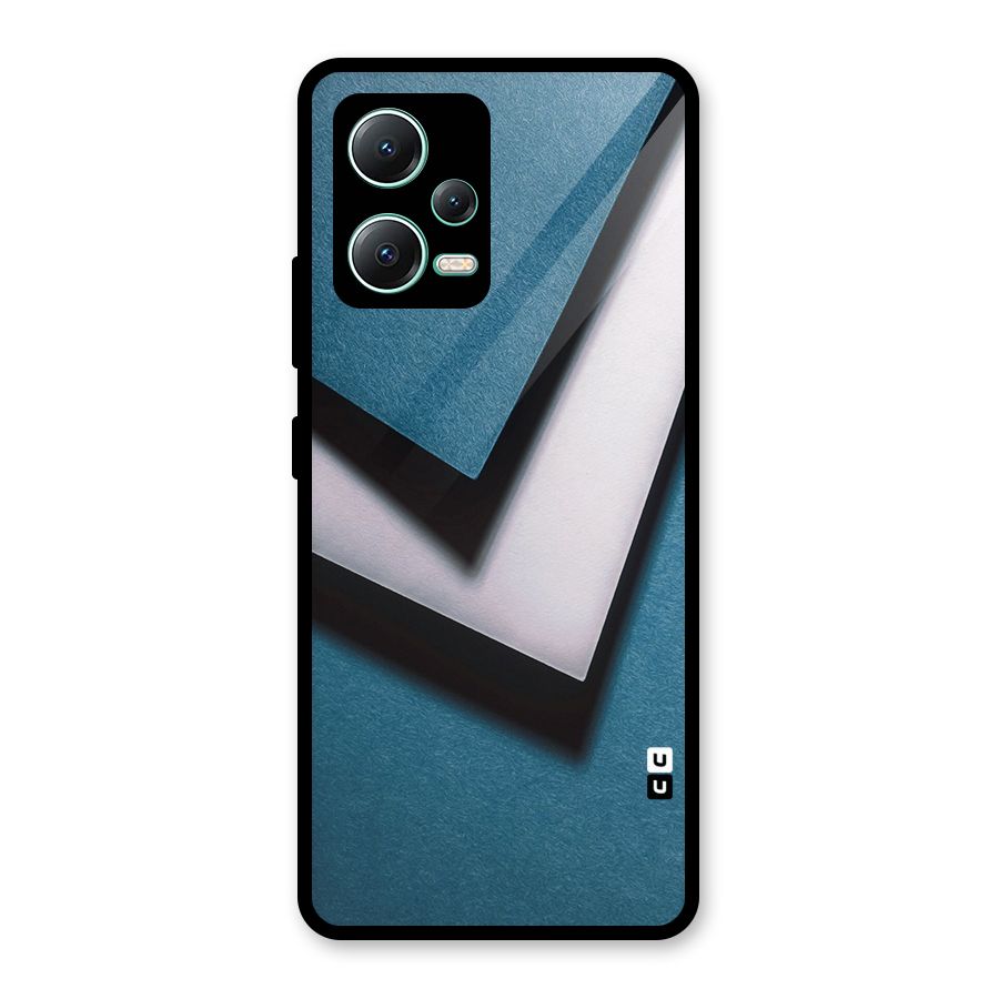 Simple Right Tick Glass Back Case for Redmi Note 12 5G
