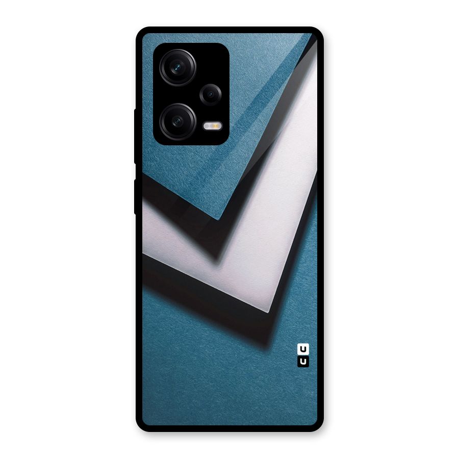 Simple Right Tick Glass Back Case for Redmi Note 12 Pro