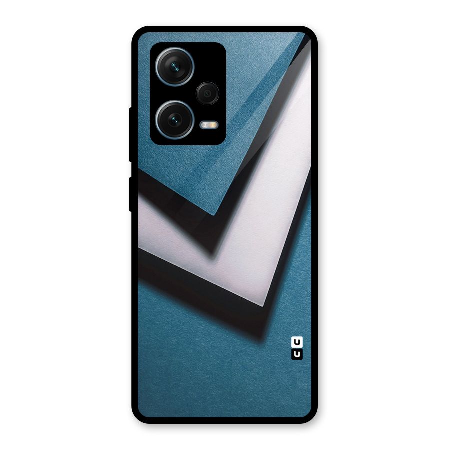 Simple Right Tick Glass Back Case for Redmi Note 12 Pro Plus 5G