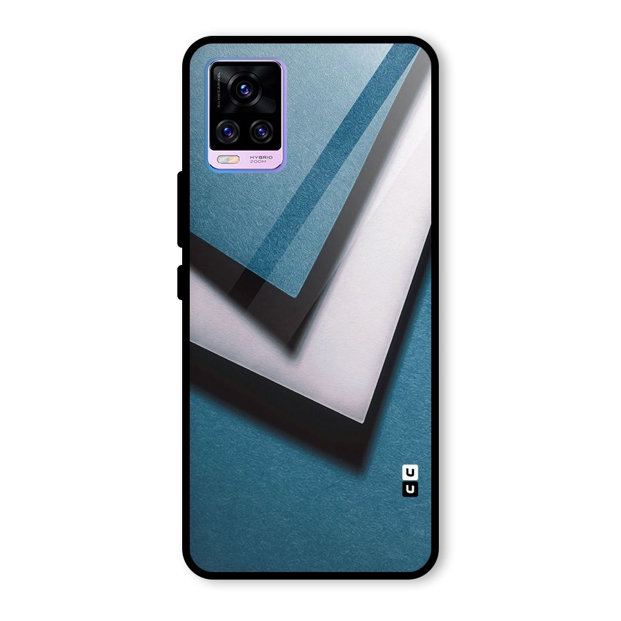Simple Right Tick Glass Back Case for Vivo V20 Pro