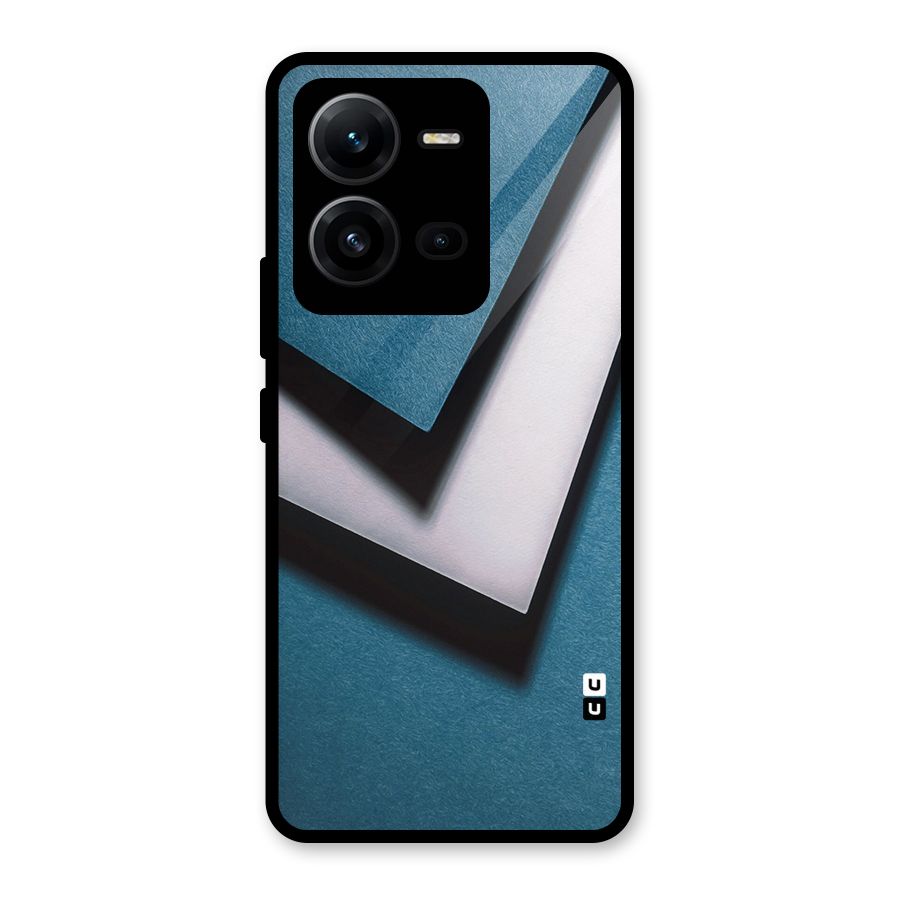 Simple Right Tick Glass Back Case for Vivo V25