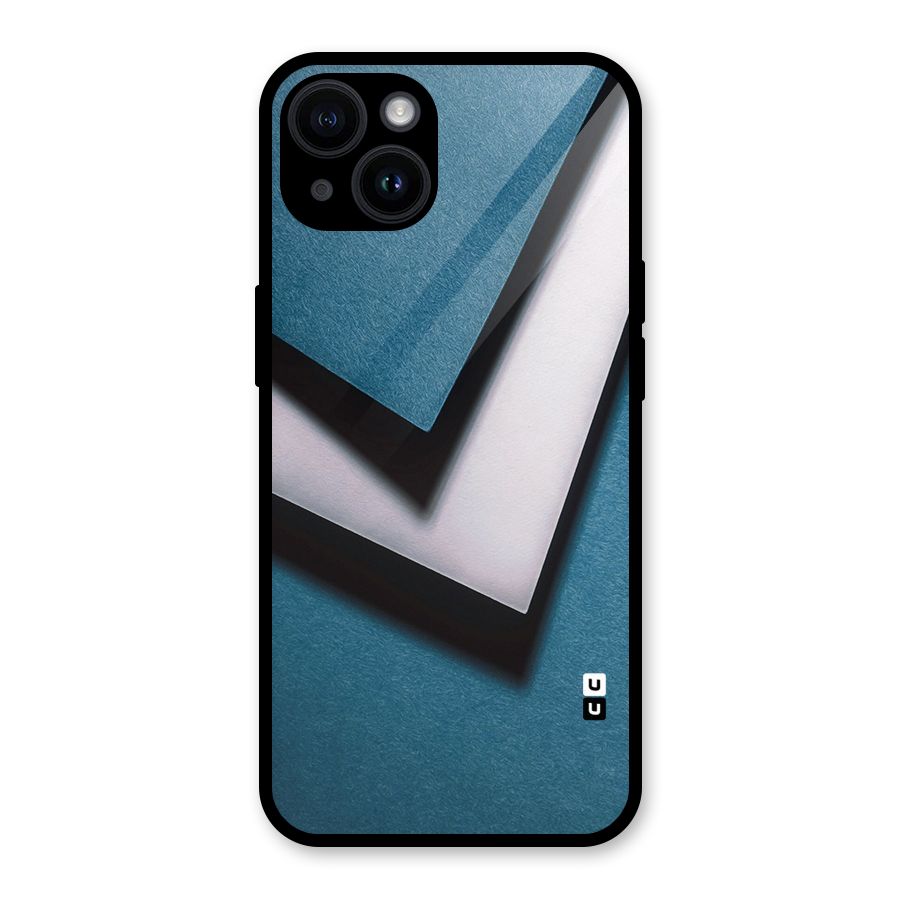 Simple Right Tick Glass Back Case for iPhone 14