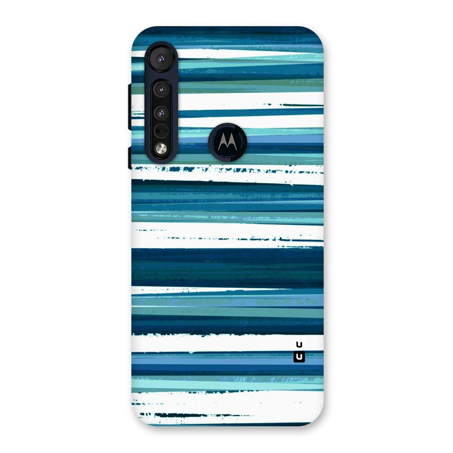 Simple Soothing Lines Back Case for Motorola One Macro