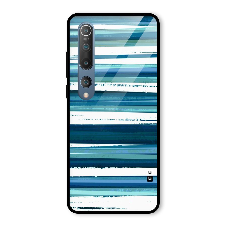 Simple Soothing Lines Glass Back Case for Mi 10