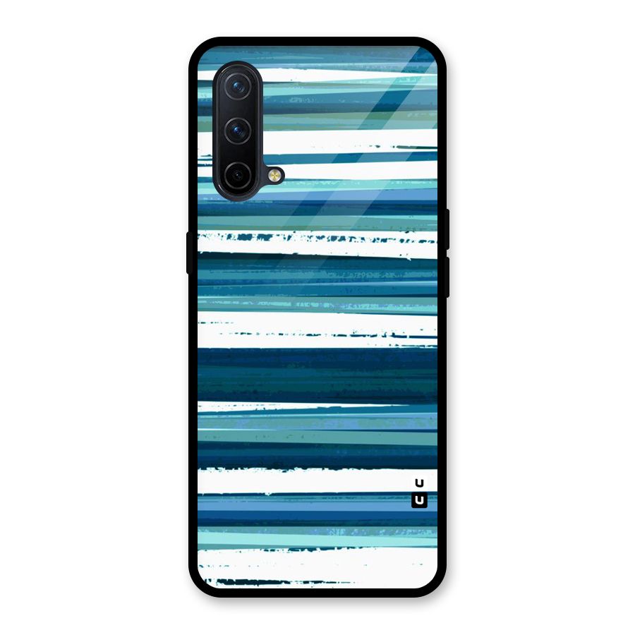 Simple Soothing Lines Glass Back Case for OnePlus Nord CE 5G