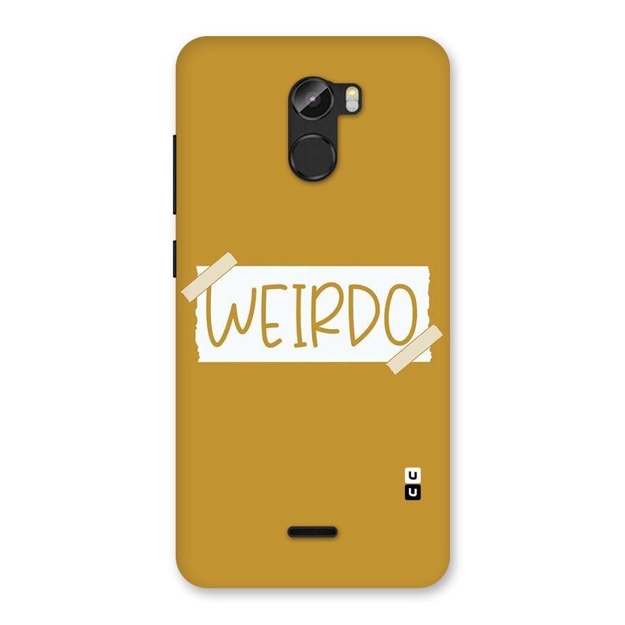 Simple Weirdo Back Case for Gionee X1