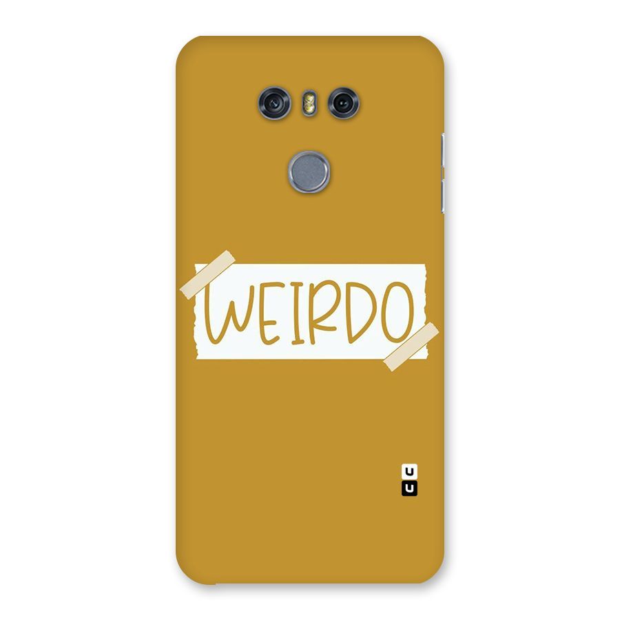 Simple Weirdo Back Case for LG G6