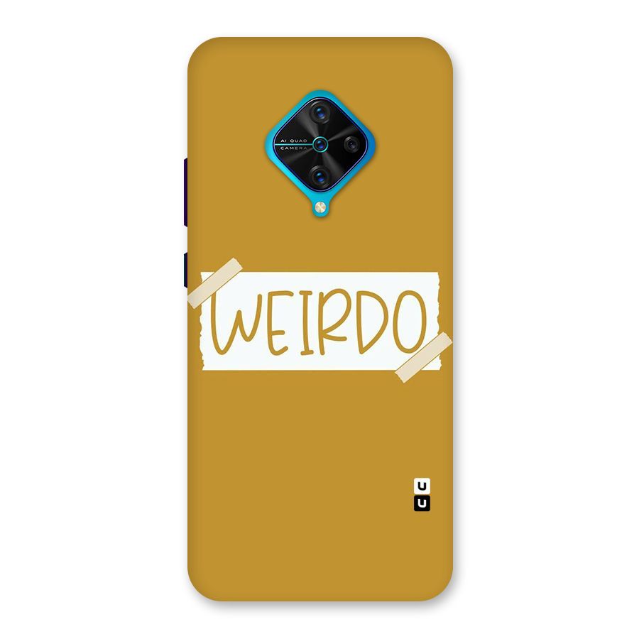 Simple Weirdo Back Case for Vivo S1 Pro