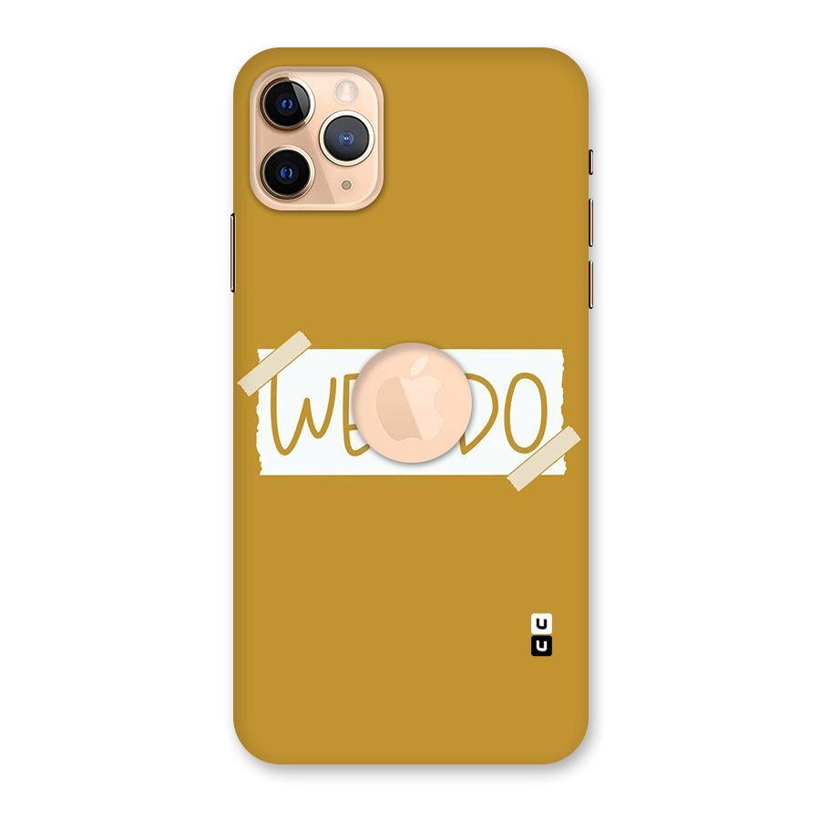 Simple Weirdo Back Case for iPhone 11 Pro Max Logo Cut