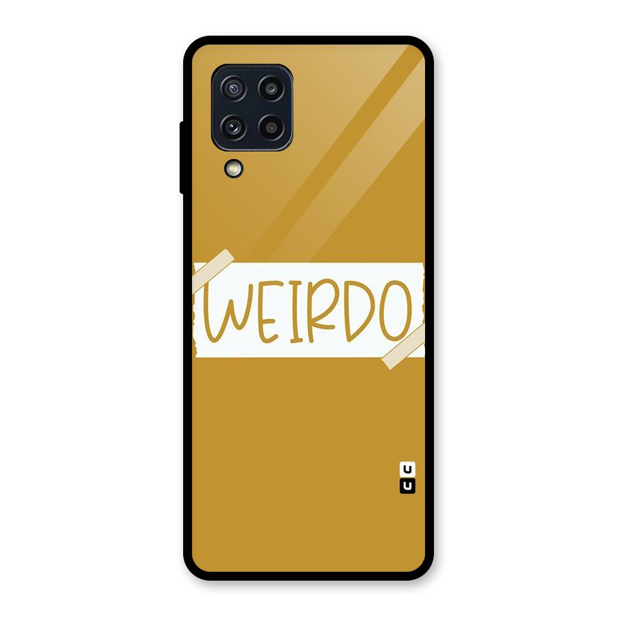 Simple Weirdo Glass Back Case for Galaxy M32