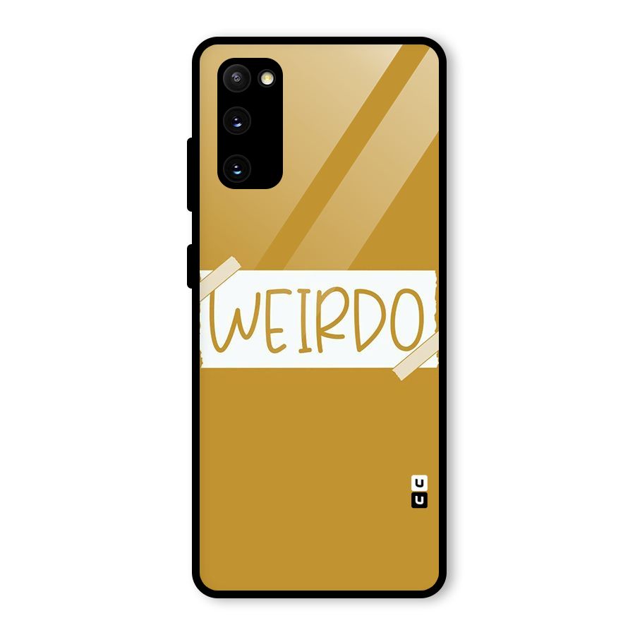 Simple Weirdo Glass Back Case for Galaxy S20 FE 5G
