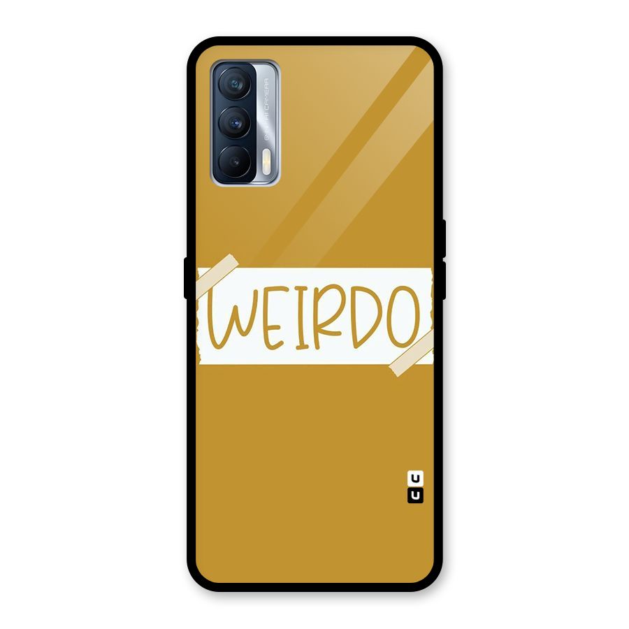 Simple Weirdo Glass Back Case for Realme X7
