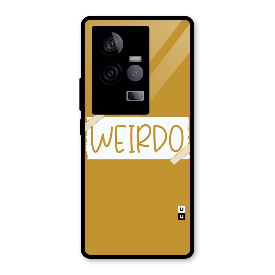 Simple Weirdo Glass Back Case for Vivo iQOO 11 5G