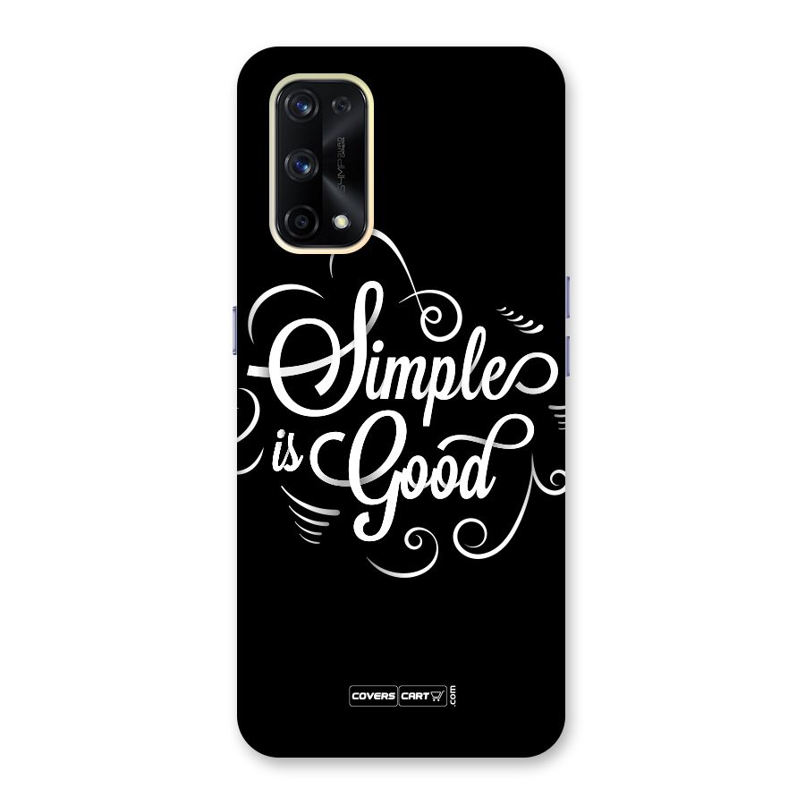 Simple is Good Glass Back Case for Realme X7 Pro